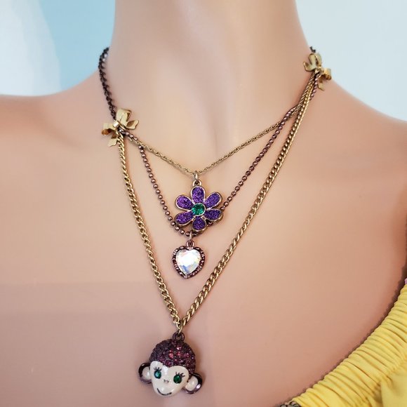 Betsey Johnson Layer Necklace. NWOT. - Picture 12 of 12